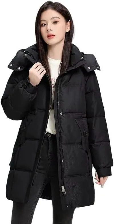 Parkas Jacket Women's Korean Autumn Winter Loose Hooded Thicken Warm Down Cotton Padded Short Coats Female Tops