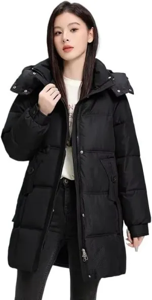 Parkas Jacket Women's Korean Autumn Winter Loose Hooded Thicken Warm Down Cotton Padded Short Coats Female Tops