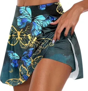 Pleated Tennis Skirts for Women Shorts High Waist Athletic Golf Skorts Activewear Running Workout Sports Skirt
