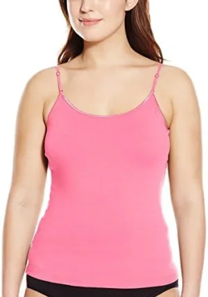 PURE STYLE Girlfriends Women's Cami Tank with Adjustable Strap Plus Size