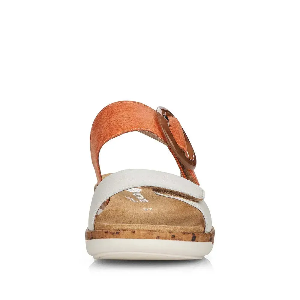 R6853-38 - Off White/Orange