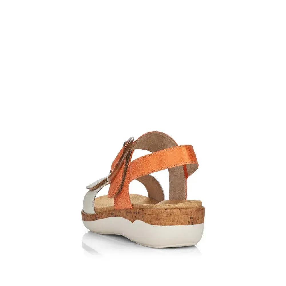 R6853-38 - Off White/Orange