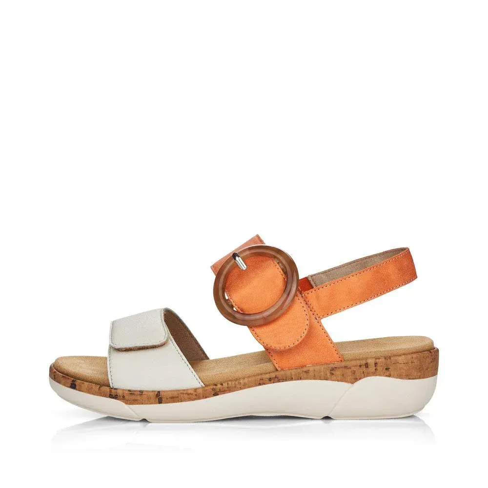 R6853-38 - Off White/Orange