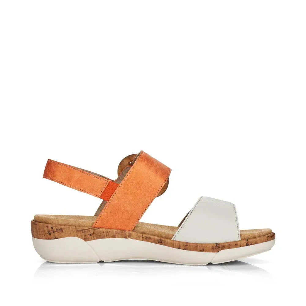 R6853-38 - Off White/Orange