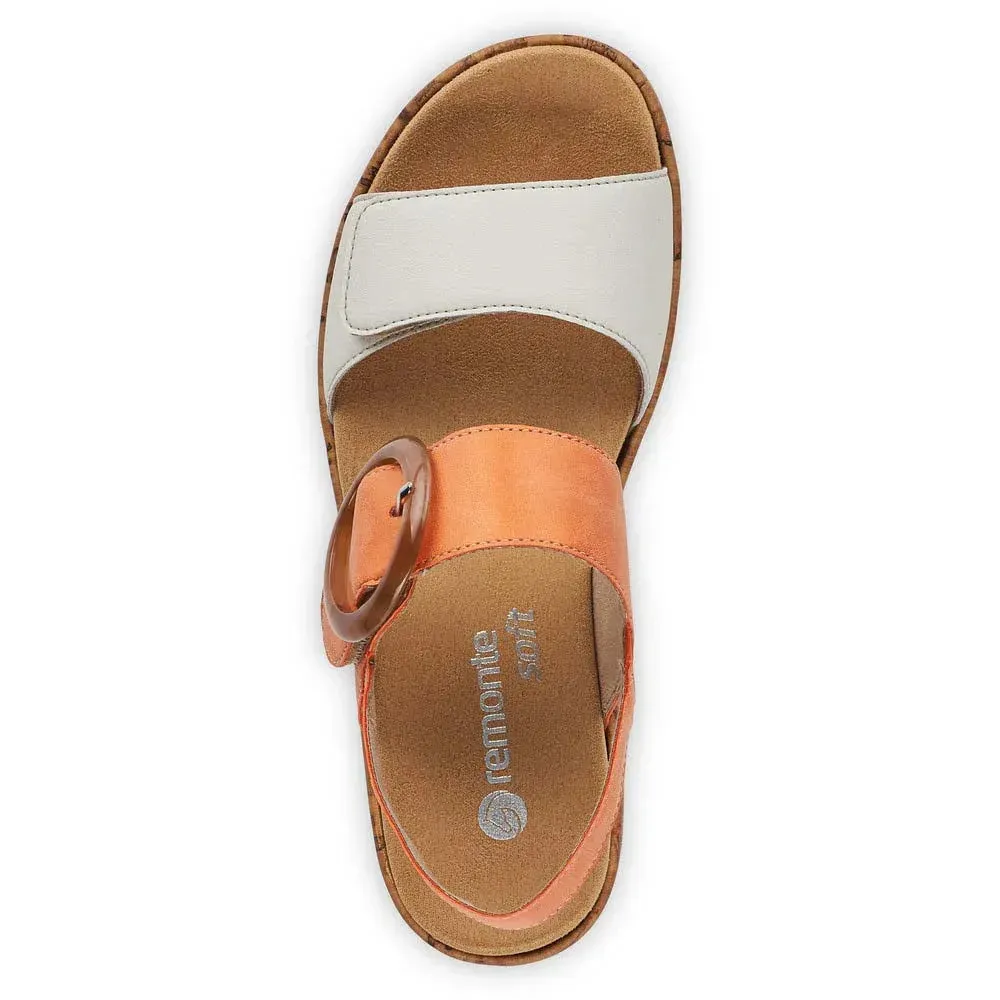 R6853-38 - Off White/Orange