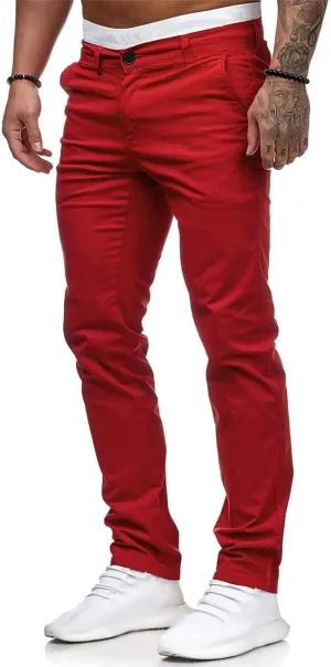 RTRDE Men's Lounge Pants Slim Fit Stretch Flat Front Skinny Dress Pants, M-3XL