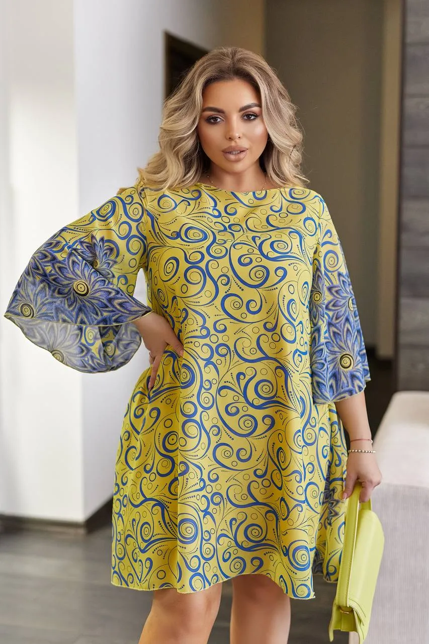 Short chiffon dress