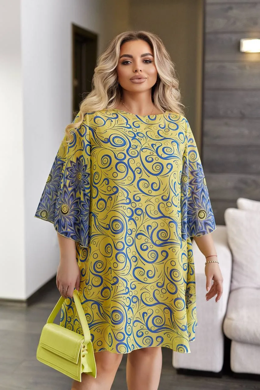 Short chiffon dress