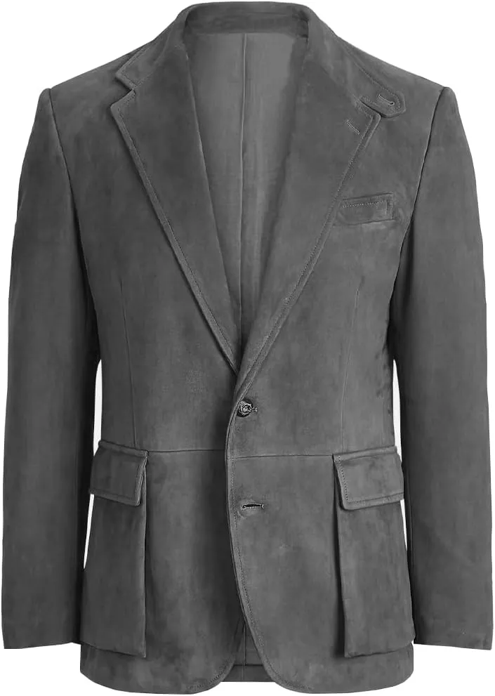 Suit for Men Suede Winter Jacket Slim Fit Single Breasted New in Suits & Blazers Mens Sport Coats Jacket