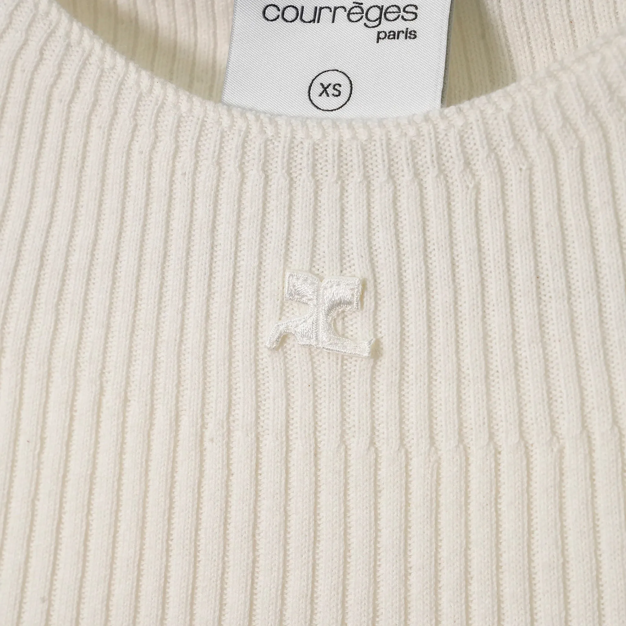 SWEATER SOLAR LIGHT RIB SS / 0001:HERITAGE WHITE