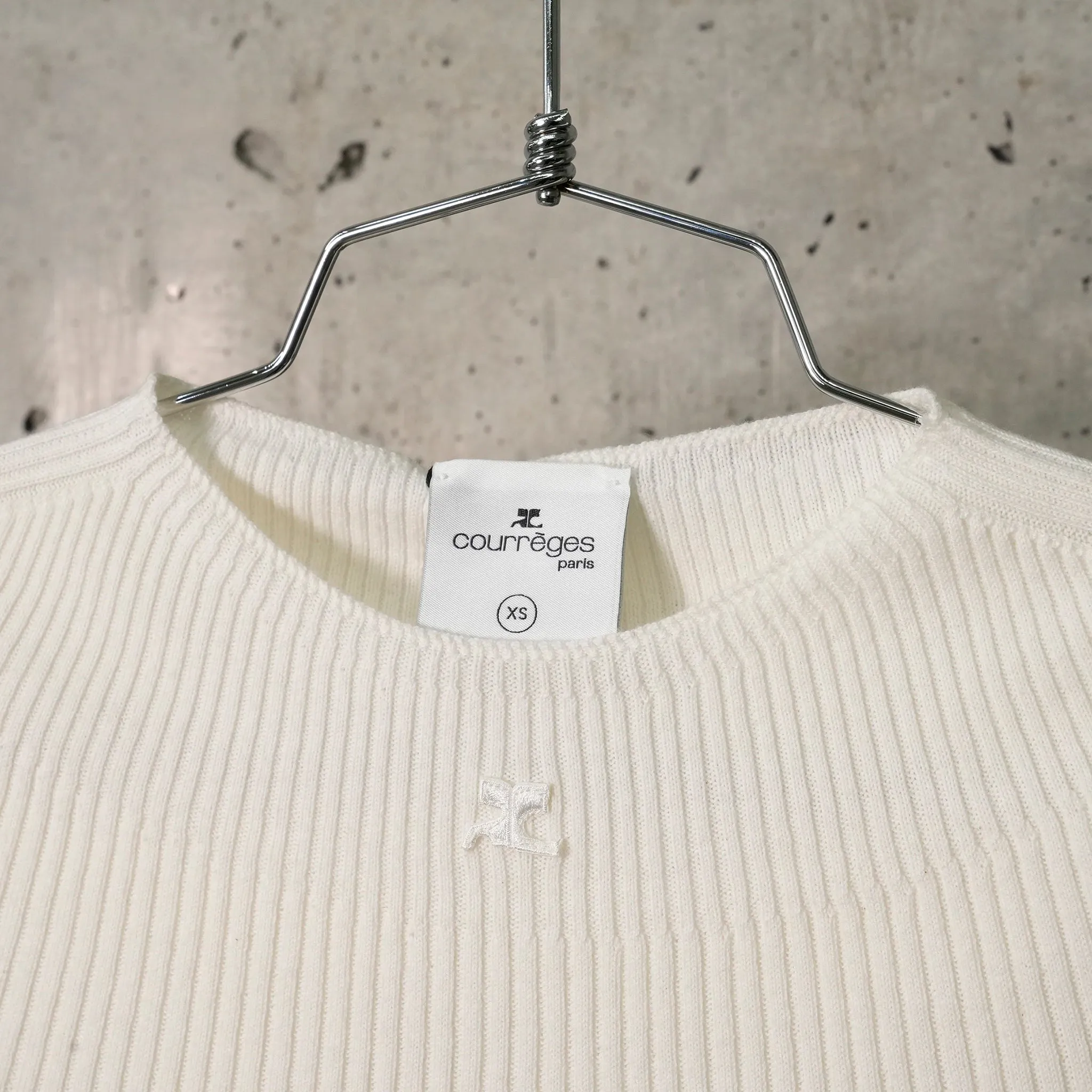 SWEATER SOLAR LIGHT RIB SS / 0001:HERITAGE WHITE