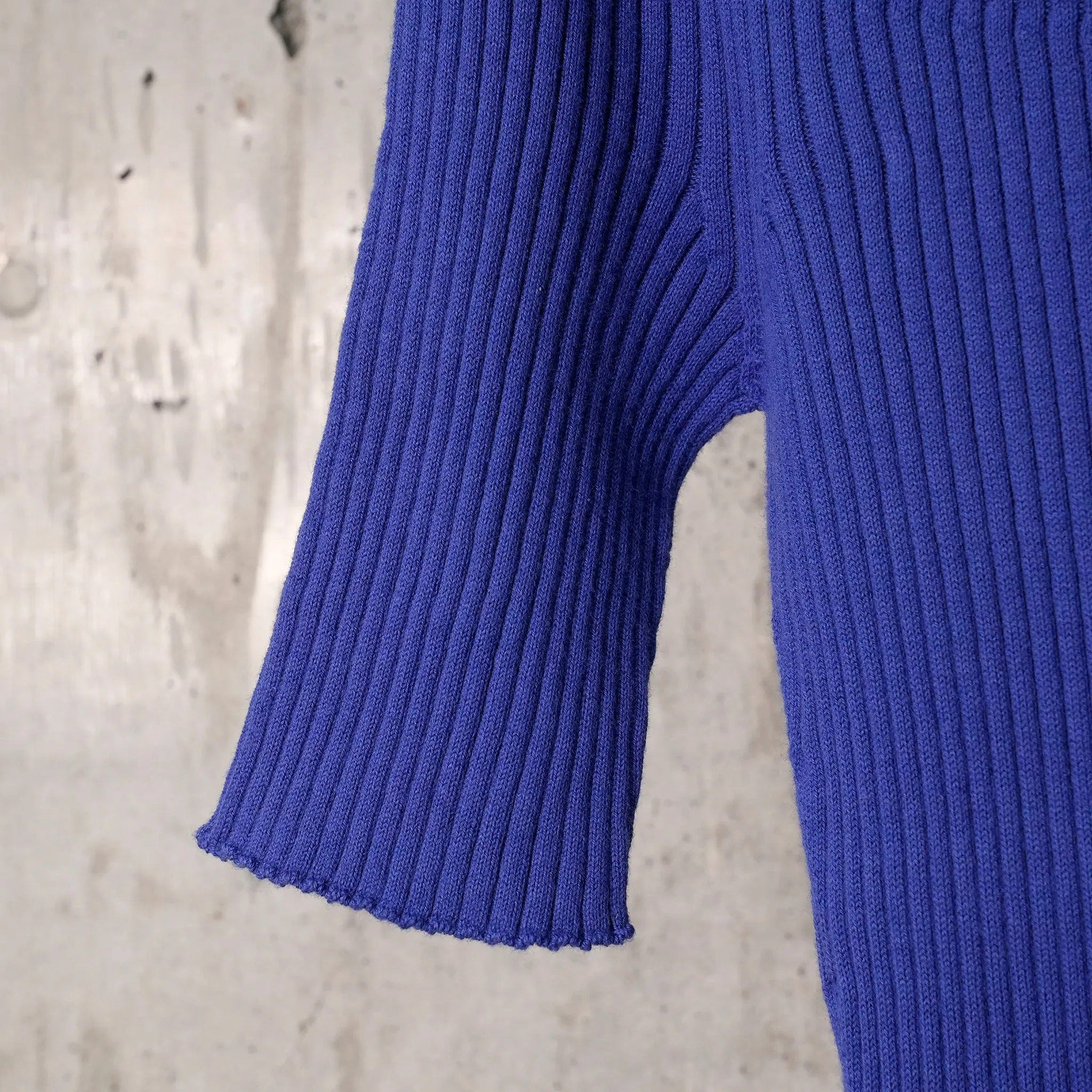 SWEATER SOLAR LIGHT RIB SS / 7102:SAPHIR