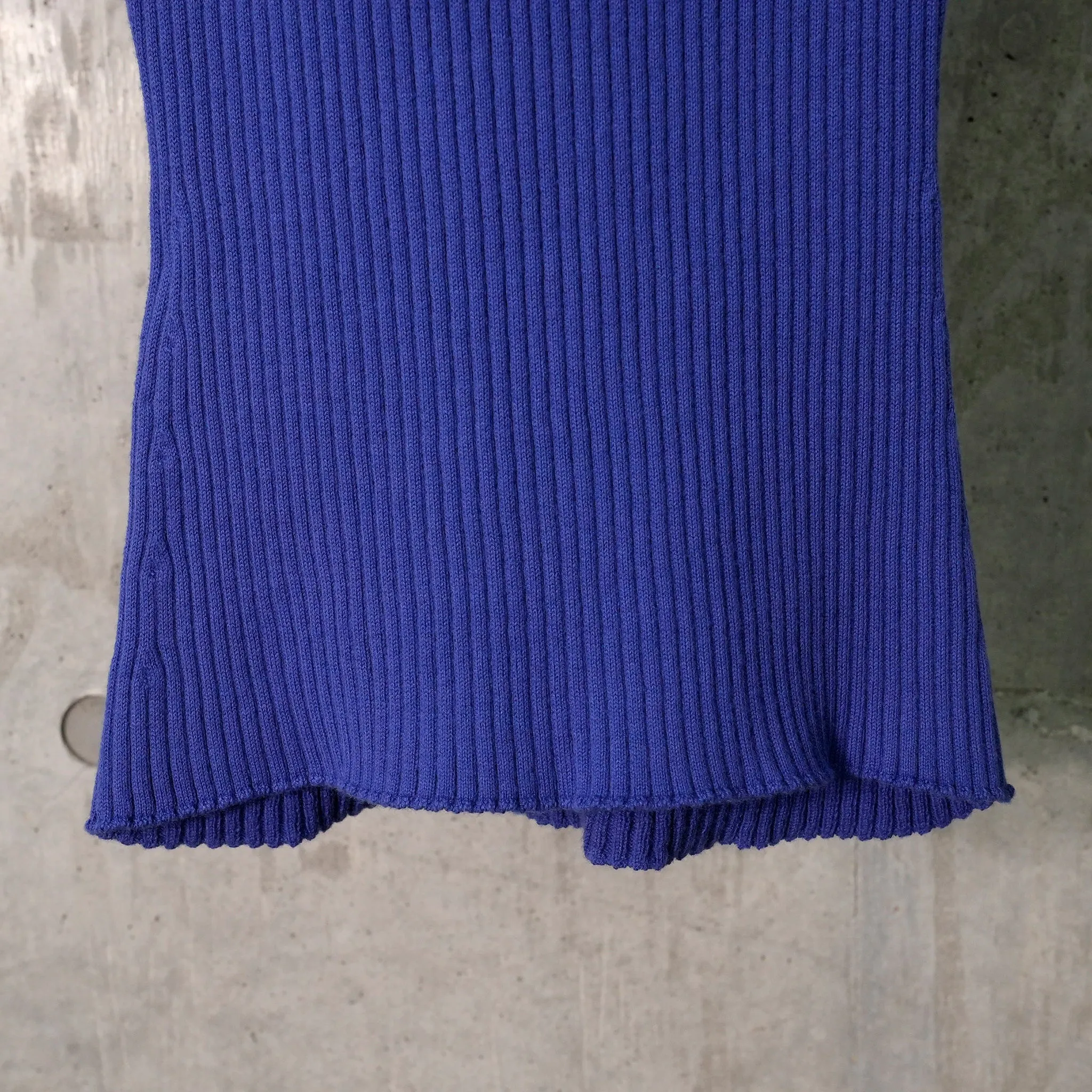 SWEATER SOLAR LIGHT RIB SS / 7102:SAPHIR