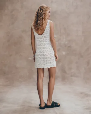 The Ecru Crochet Tank Dress