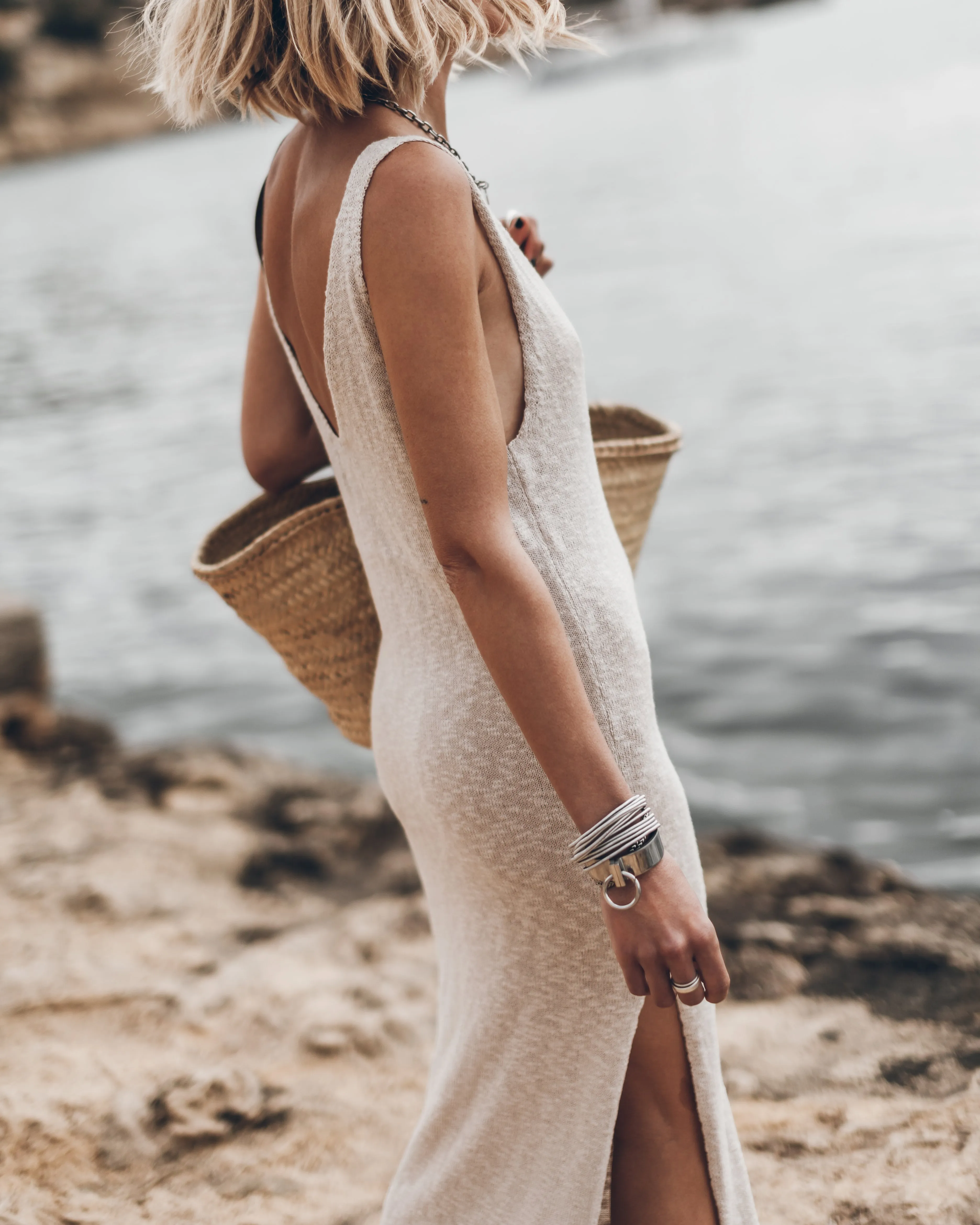 The Light Thin Long Knit Dress