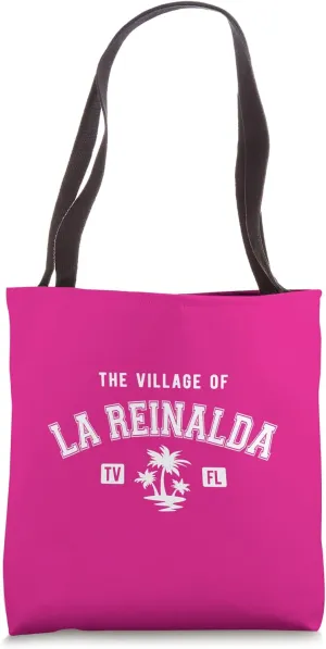 The Village of La Reinalda Classic Style Palm Trees Design Tote Bag