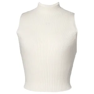 TOP MOCKNECK LIGHT RIB / 0001:HERITAGE WHITE