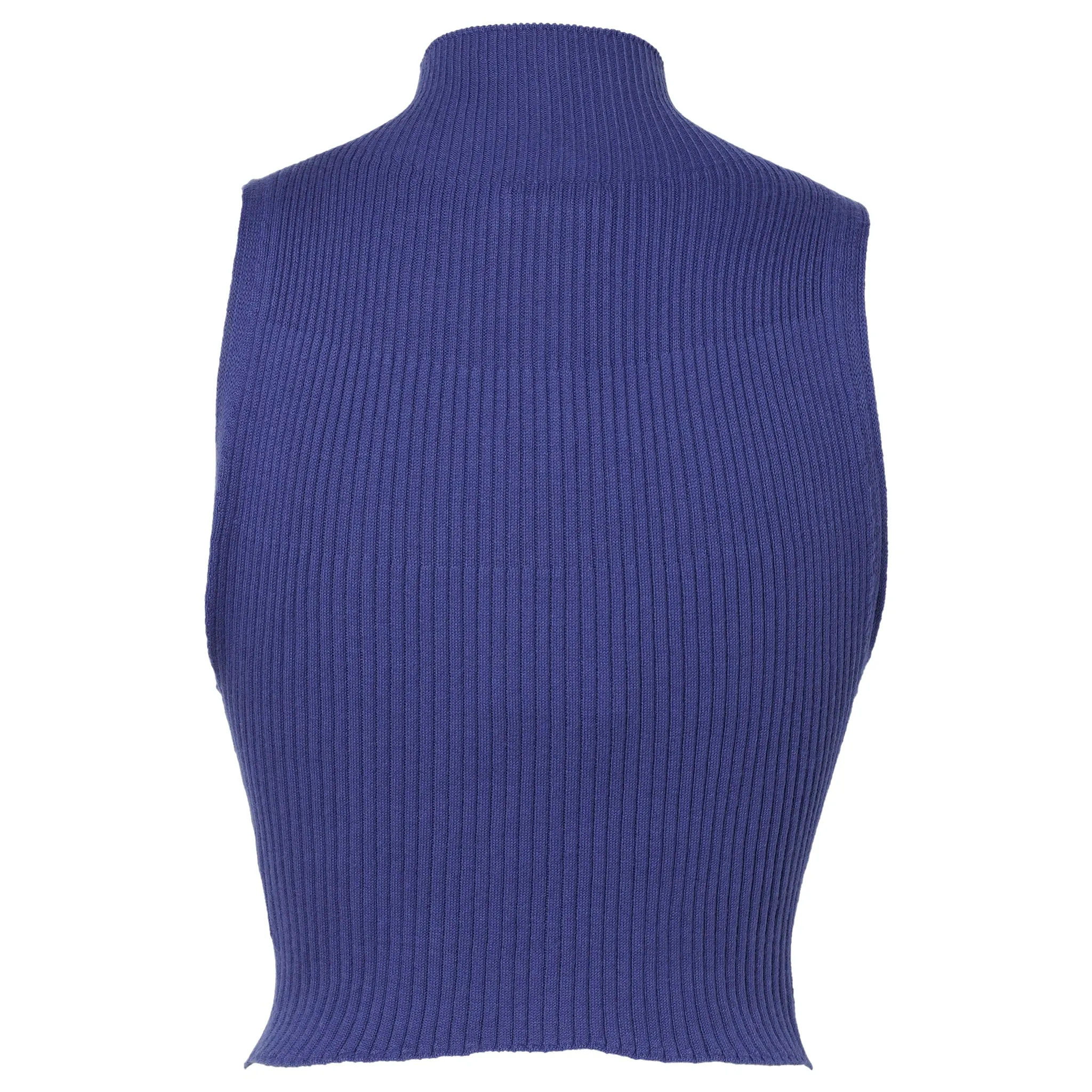 TOP MOCKNECK LIGHT RIB / 7102:SAPHIR