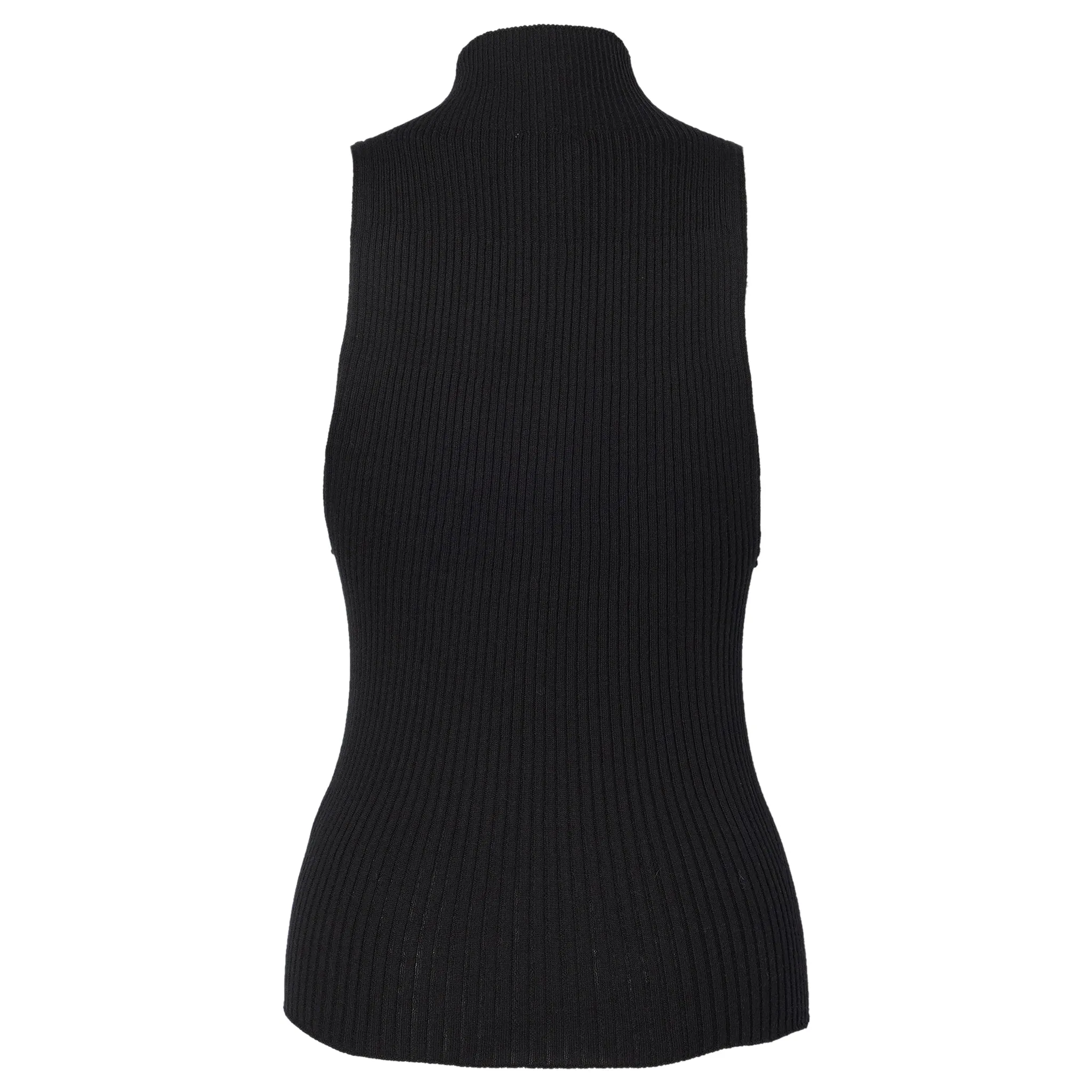 TOP MOCKNECK LIGHT RIB / 9999:BLACK
