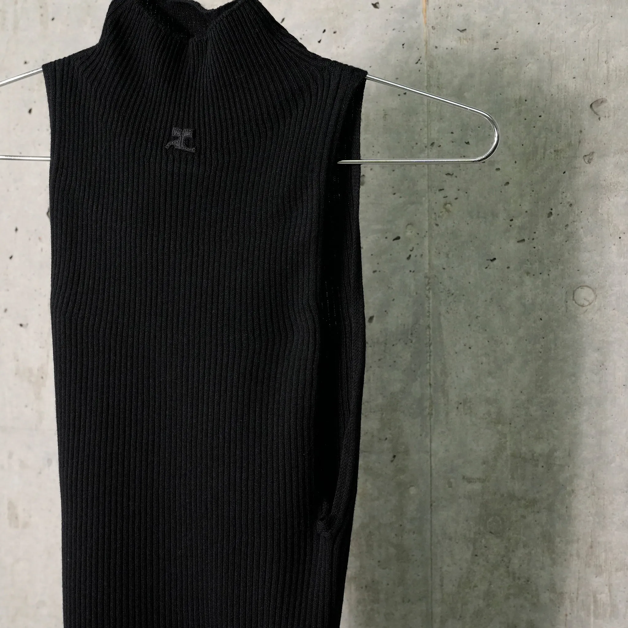 TOP MOCKNECK LIGHT RIB / 9999:BLACK