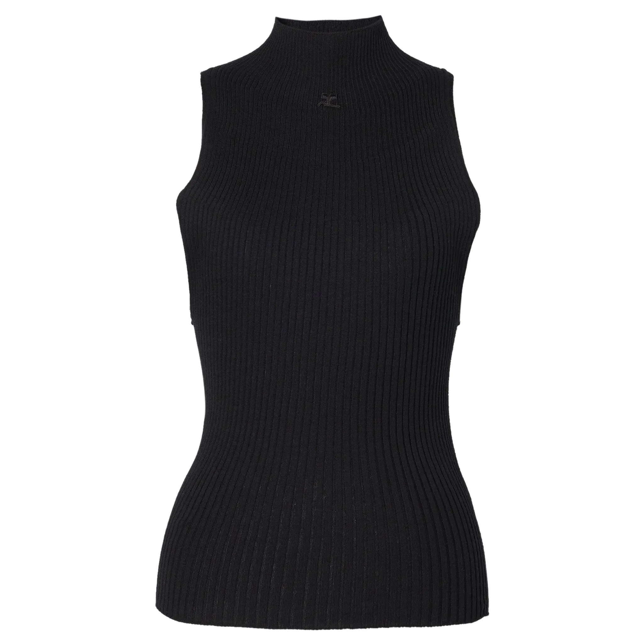TOP MOCKNECK LIGHT RIB / 9999:BLACK