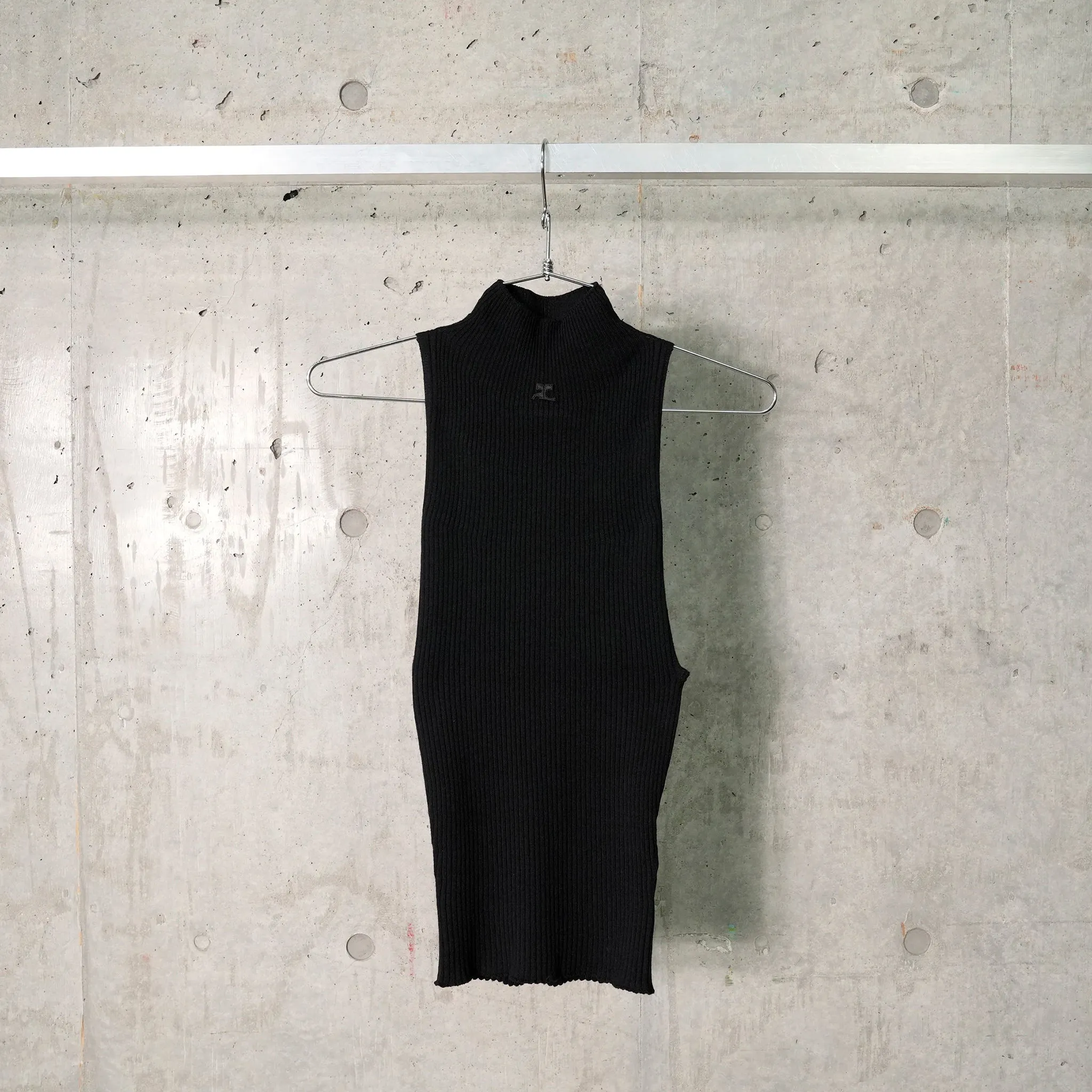 TOP MOCKNECK LIGHT RIB / 9999:BLACK