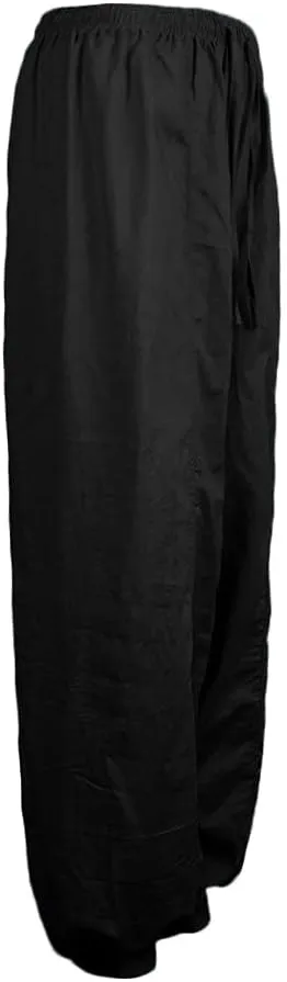 White Linen Pants Women Lounge Summer Baggy Waist Trousers with Pockets Solid Travel Palazzo Pants for Women