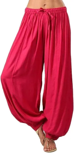 White Linen Pants Women Lounge Summer Baggy Waist Trousers with Pockets Solid Travel Palazzo Pants for Women