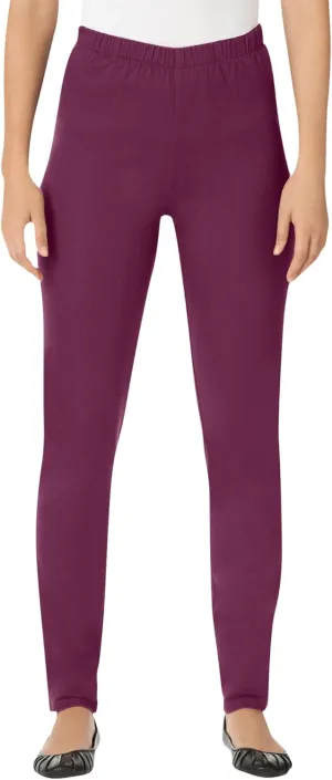 Woman Within Plus Size Fineline Denim Jegging