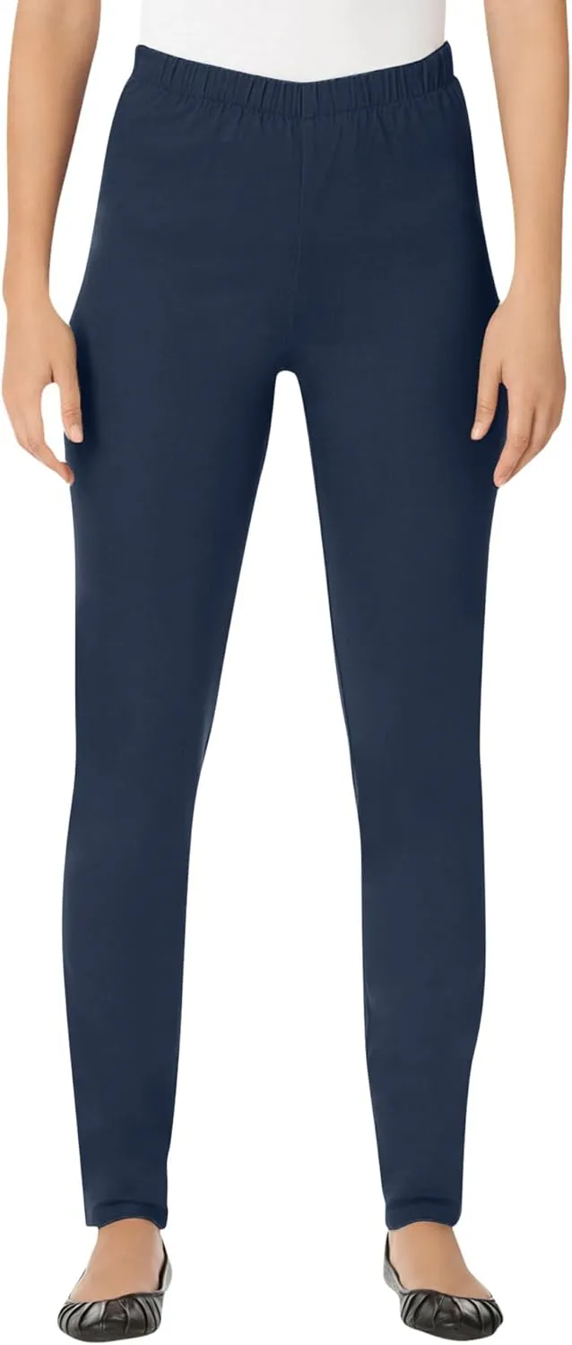 Woman Within Plus Size Fineline Denim Jegging