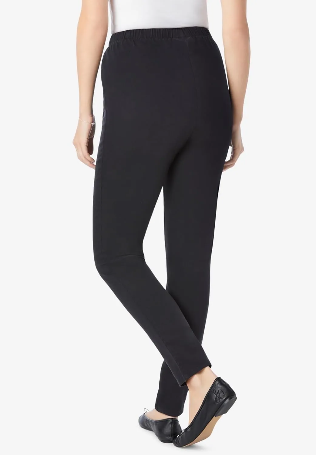 Woman Within Plus Size Fineline Denim Jegging
