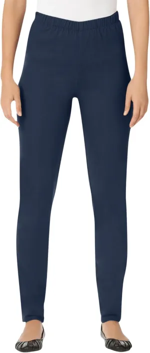 Woman Within Plus Size Fineline Denim Jegging