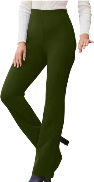 Women Dress Pants Trouser Slack High Waist Stretch Bootcut Pant Tall, Petite, Regular for Work Office Business Casual