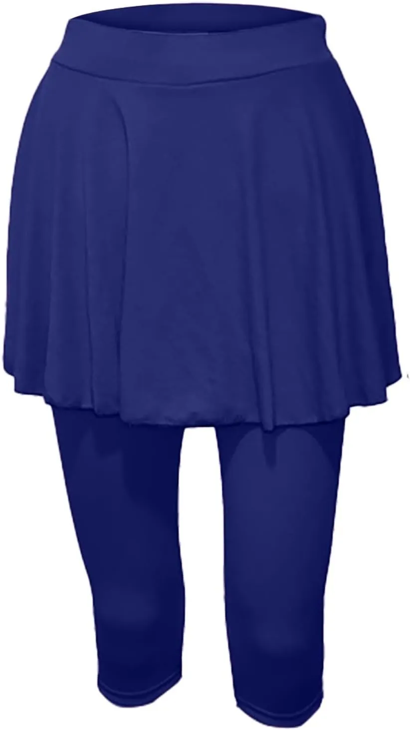 Women Quick Dry Tennis Skirts High Waisted Running Golf Athletic Skorts with Leggings Workout Gym Activewear Pants