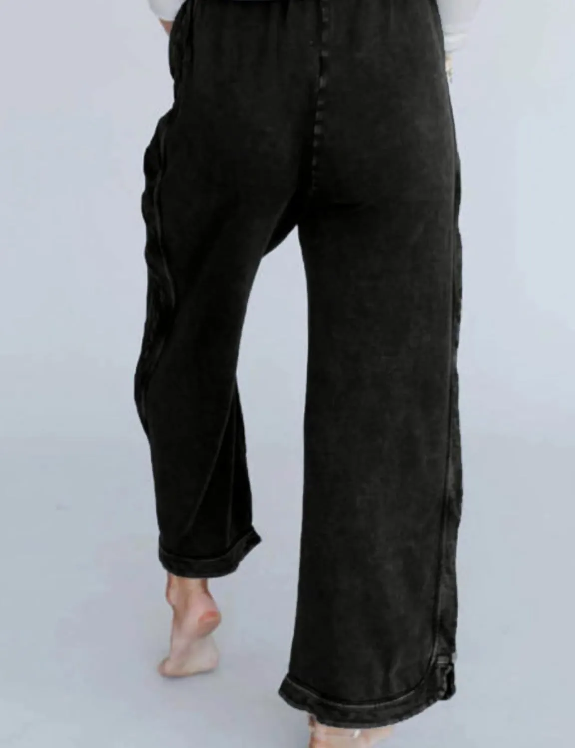 Women's Casual Wide Leg Pants High Waist Drawstring Sweatpants Baggy Athletic Trousers with Pockets