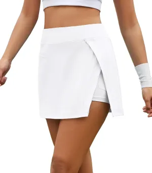 Women's Golf Skirts Skorts High Waisted Tennis Skirt Athletic Workout Casual Skorts with Short Pockets for Activewear