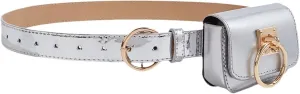 Women's Waist Bag PU Leather Belt Pouch, Small Belt Bag Wallet, Detachable Mini Handbag for Party, Travel and Daily Outings